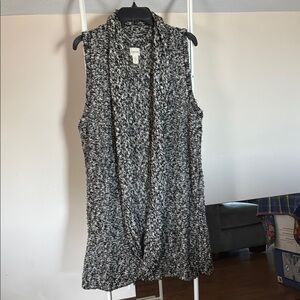 Chico's knit duster vest